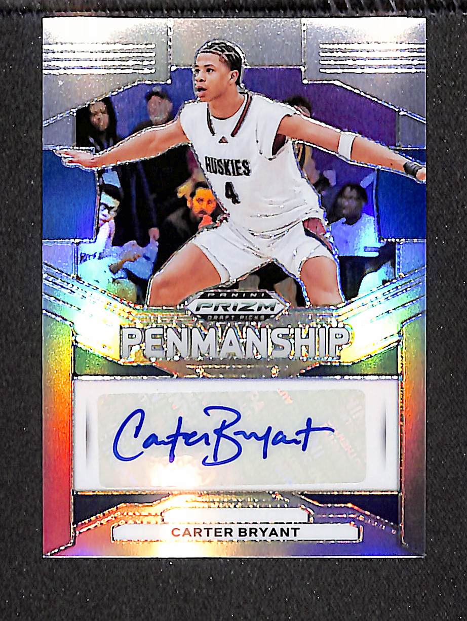 Carter Bryant 2024 Panini Prizm Draft Picks Penmanship Prizms Silver #P-CBY