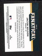 Load image into Gallery viewer, Jacob Wilson 2025 Topps Chrome Fanatical #FAN-23
