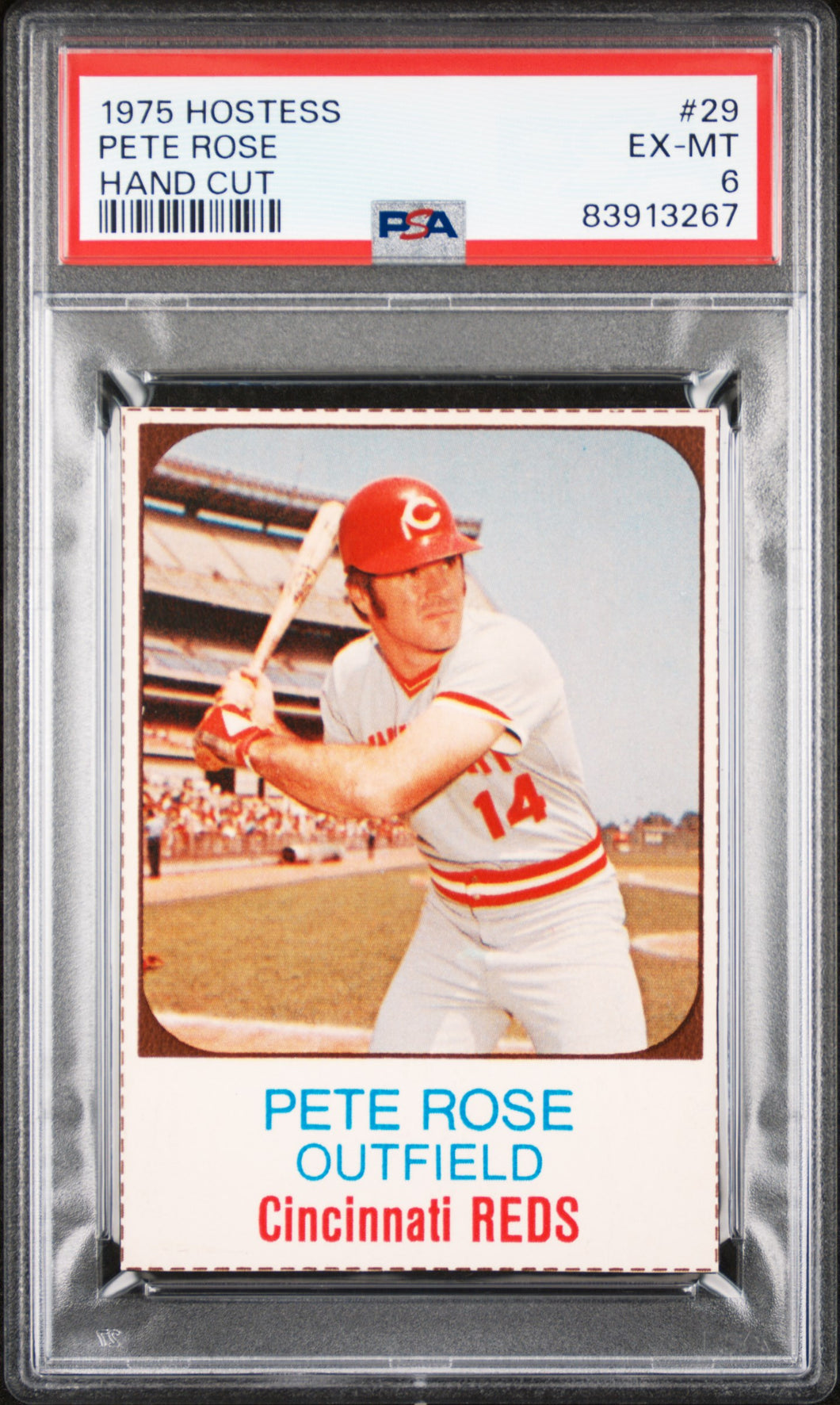 Pete Rose 1975 Hostess #29 PSA 6