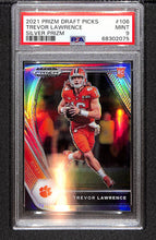 Load image into Gallery viewer, Trevor Lawrence 2021 Panini Prizm Draft Picks Silver Prizm #106 PSA 9
