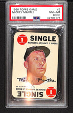 Load image into Gallery viewer, Mickey Mantle 1968 Topps Game #2 PSA 8
