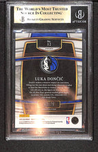 Load image into Gallery viewer, Luka Doncic 2021-22 Panini Select Neon Green Prizms #12 #/75 BGS 9.5
