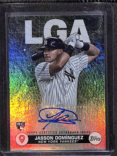 Jasson Domínguez 2024 Topps City to City Autographs #C2C-JD #/99