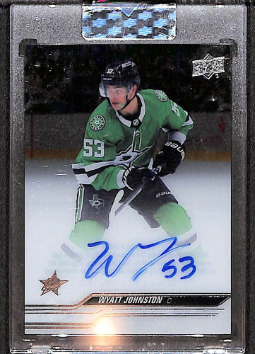Wyatt Johnston 2023-24 Upper Deck Clear Cut #CC-WJ