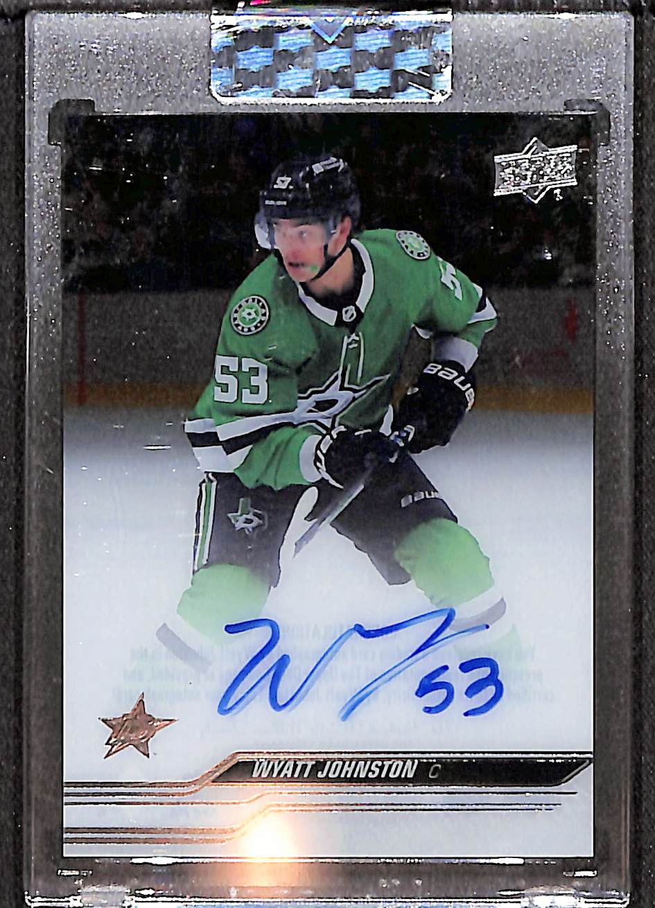 Wyatt Johnston 2023-24 Upper Deck Clear Cut #CC-WJ