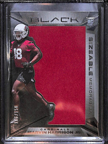 Marvin Harrison Jr. 2024 Panini Black Sizeable Rookie Memorabilia #SR-MHJ #/150