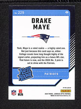 Load image into Gallery viewer, Drake Maye 2024 Donruss Optic Green Velocity #229
