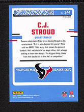 Load image into Gallery viewer, C.J. Stroud 2023 Donruss Optic Holo #244

