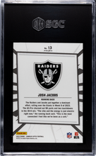 Load image into Gallery viewer, Josh Jacobs 2023 Donruss Optic My House #13 SGC 9
