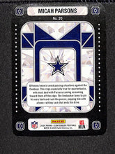 Load image into Gallery viewer, Micah Parsons 2024 Panini Contenders Crown Jewels #20
