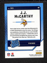 Load image into Gallery viewer, J.J. McCarthy 2024 Donruss Optic Rated Rookies Preview Pink #303
