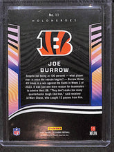 Load image into Gallery viewer, Joe Burrow 2023 Panini Illusions Holoheroes #11

