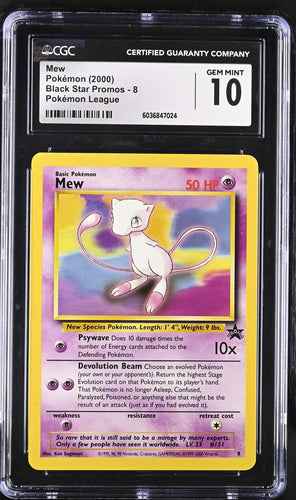 Mew WoTC Promo #8 CGC 10
