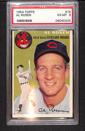 Al Rosen 1954 Topps #15 PSA 6
