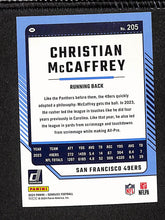 Load image into Gallery viewer, Christian McCaffrey 2024 Donruss Press Proof Gold #205 #/50
