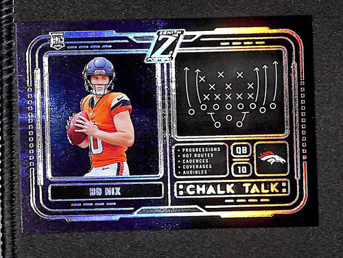 Bo Nix 2024 Panini Zenith Chalk Talk #4