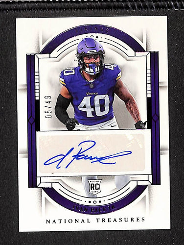 Ivan Pace Jr. 2023 Panini National Treasures Purple #130 #/49