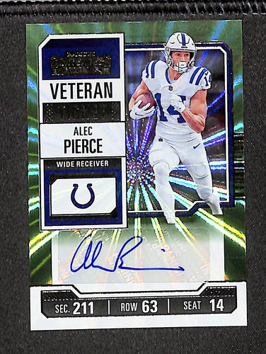 Alec Pierce 2023 Panini Contenders Veteran Ticket #CTA-API