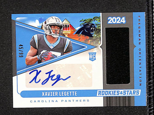 Xavier Legette 2024 Panini Rookies & Stars Freshman Orientation #FO-XLE #/99