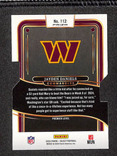 Load image into Gallery viewer, Jayden Daniels 2024 Panini Select Silver Prizm Die Cut #112
