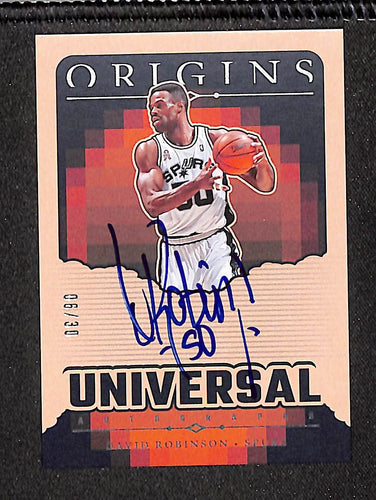 David Robinson 2024-25 Panini Origins Universal Autographs /30 #UA-ROB