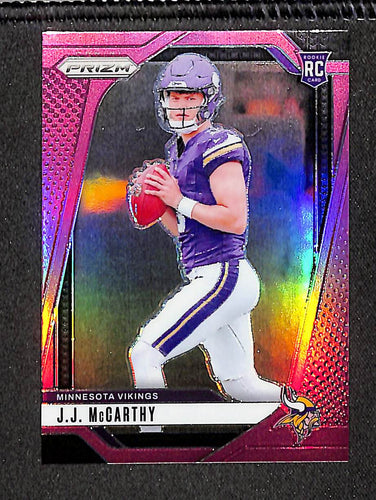 J.J. McCarthy 2024 Panini Prizm Pink #400
