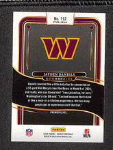 Load image into Gallery viewer, Jayden Daniels 2024 Panini Select Black &amp; Gold Prizm Shock #112
