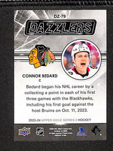 Load image into Gallery viewer, Connor Bedard 2023-24 Upper Deck Dazzlers Orange #DZ-79
