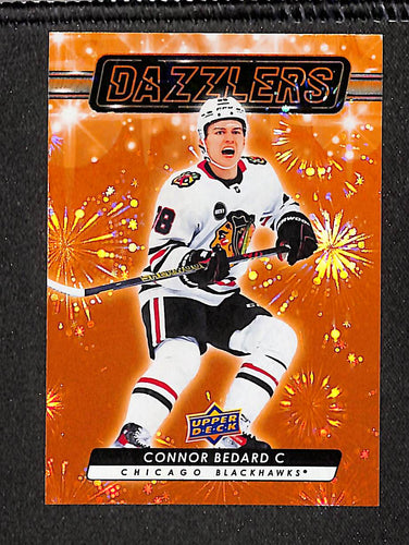 Connor Bedard 2023-24 Upper Deck Dazzlers Orange #DZ-79