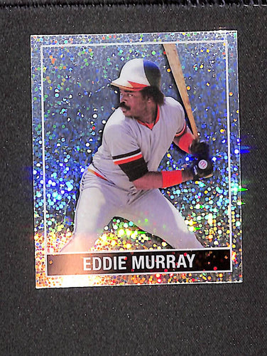 Eddie Murray 2025 Leaf 15th Anniversary 1948 Base Shimmer Silver #48B-51 #/15