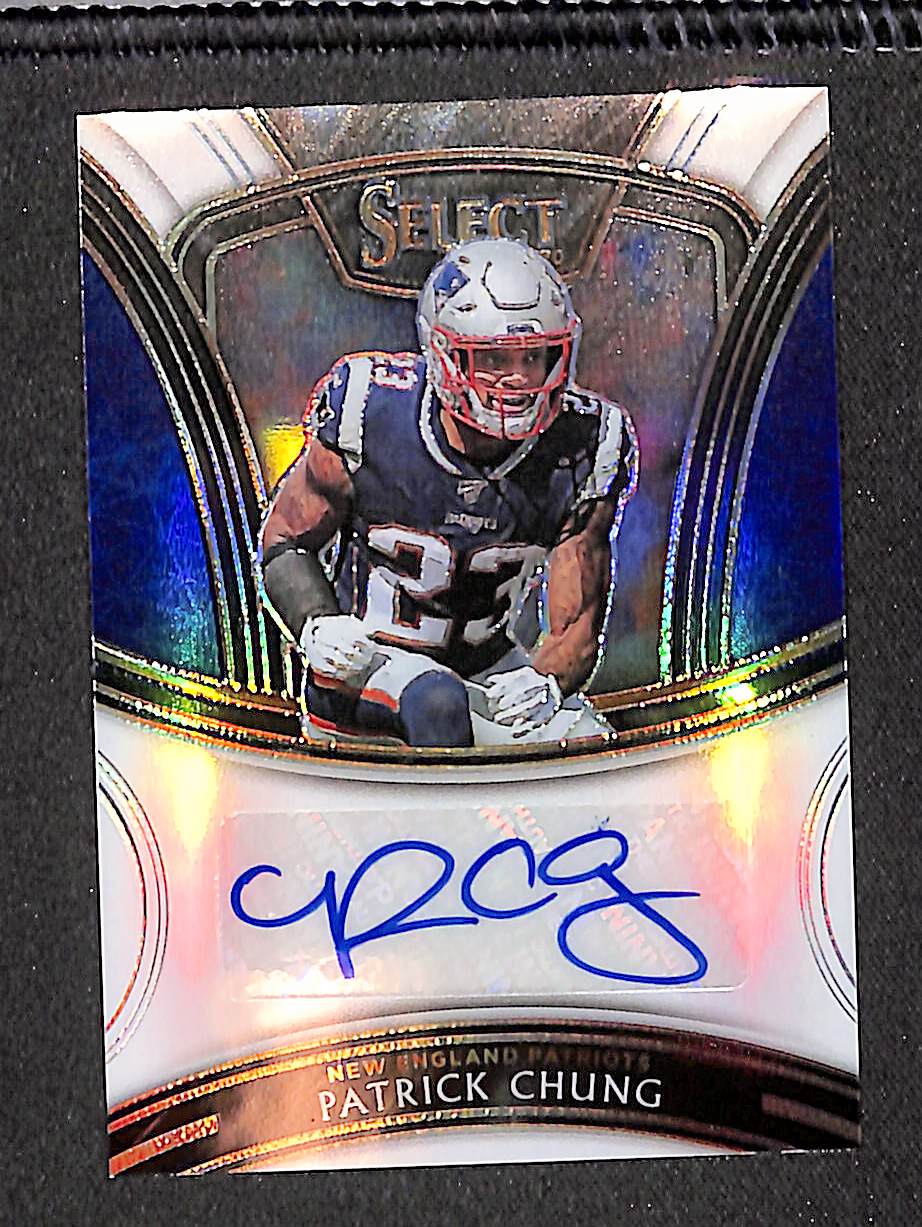 Patrick Chung 2020 Panini Select Select Signatures White Prizm #SS-PCH #/35
