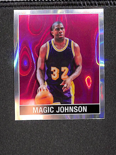 Magic Johnson 2025 Leaf 15th Anniversary - 1948 Base Lava Pink #48B-109 #/8