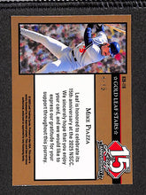 Load image into Gallery viewer, Mike Piazza 2025 Leaf 15th Anniversary - 1992 Base Lava Silver #92B-116 #/15
