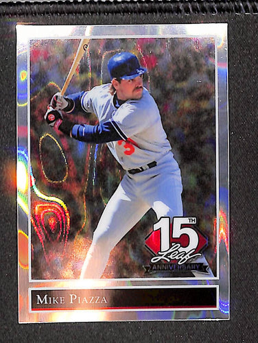 Mike Piazza 2025 Leaf 15th Anniversary - 1992 Base Lava Silver #92B-116 #/15
