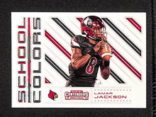 Load image into Gallery viewer, Lamar Jackson 2018 Panini Contenders Draft Picks School Colors #4
