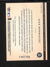 Load image into Gallery viewer, Alex Rodriguez 2004 Fleer Classic Clippings Inserts #16 CC #/750
