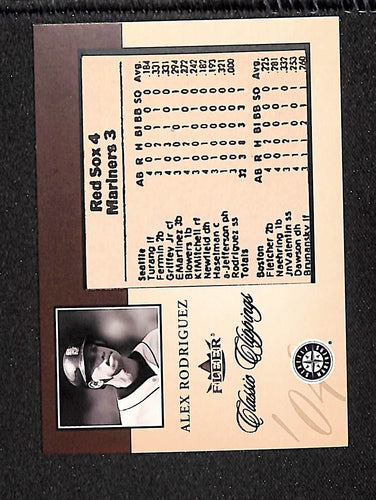 Alex Rodriguez 2004 Fleer Classic Clippings Inserts #16 CC #/750