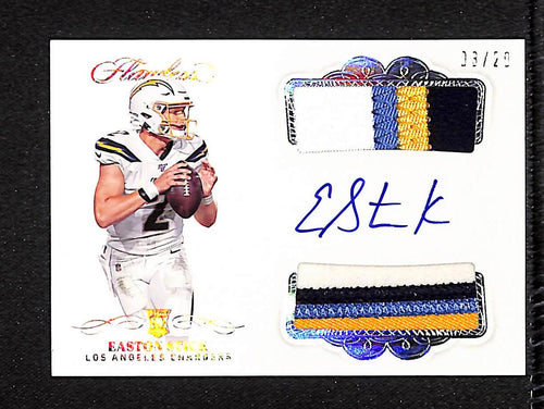 Easton Stick 2019 Flawless Rookie Dual Patch Autographs Silver #DPA-ES #/20