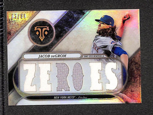 Jacob deGrom 2017 Topps Triple Threads Triple Threads Relics #TTR-JE1 #/36