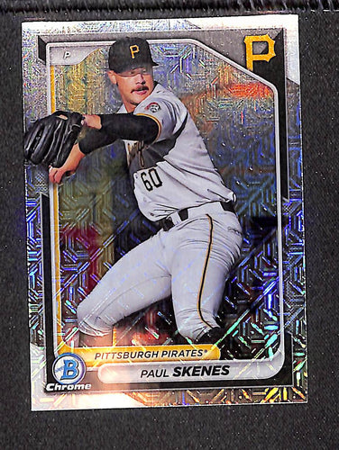 Paul Skenes 2024 Bowman Chrome Prospects Mojo Refractors #BCP-125