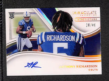 Load image into Gallery viewer, Anthony Richardson 2023 Immaculate Collection Introductions #II-ARI #/49
