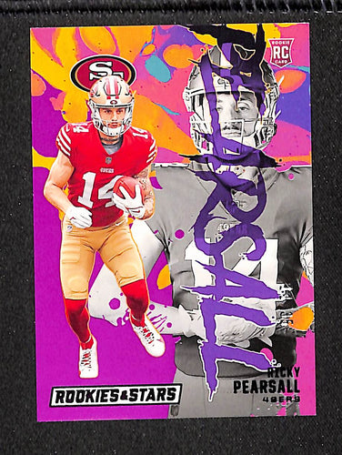 Ricky Pearsall 2024 Panini Rookies & Stars Rookie Exclusive Purple #RE-RPL #/35