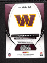 Load image into Gallery viewer, Jayden Daniels 2024 Panini Totally Certified New Generation Jerseys #NGJ-JDS

