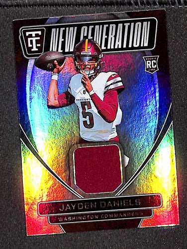 Jayden Daniels 2024 Panini Totally Certified New Generation Jerseys #NGJ-JDS
