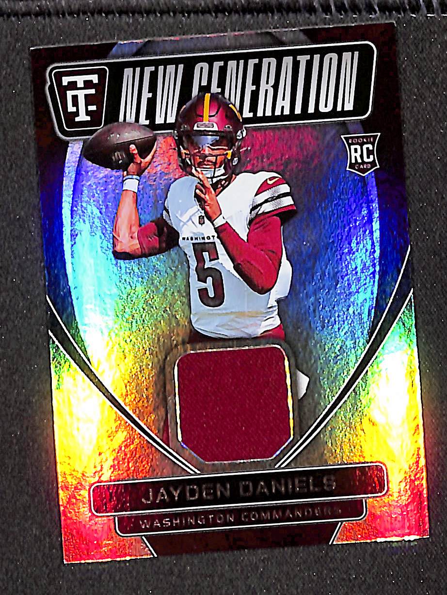 Jayden Daniels 2024 Panini Totally Certified New Generation Jerseys #NGJ-JDS