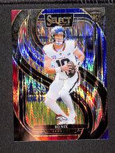 Load image into Gallery viewer, Bo Nix 2024 Panini Select Red &amp; Blue Prizm Shock #117
