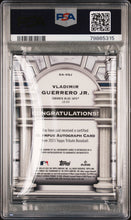 Load image into Gallery viewer, Vladimir Guerrero Jr. 2023 Topps Tribute Olympus Autographs #OA-VGJ PSA 9
