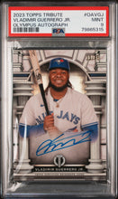 Load image into Gallery viewer, Vladimir Guerrero Jr. 2023 Topps Tribute Olympus Autographs #OA-VGJ PSA 9

