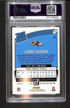 Load image into Gallery viewer, Lamar Jackson 2018 Donruss #317 PSA 10
