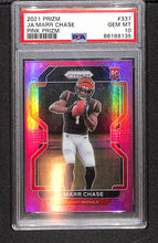 Load image into Gallery viewer, Ja&#39;Marr Chase 2021 Panini Prizm Pink #337 PSA 10
